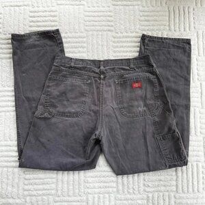 vintage distressed Dickies jeans black denim carpenter painter jeans